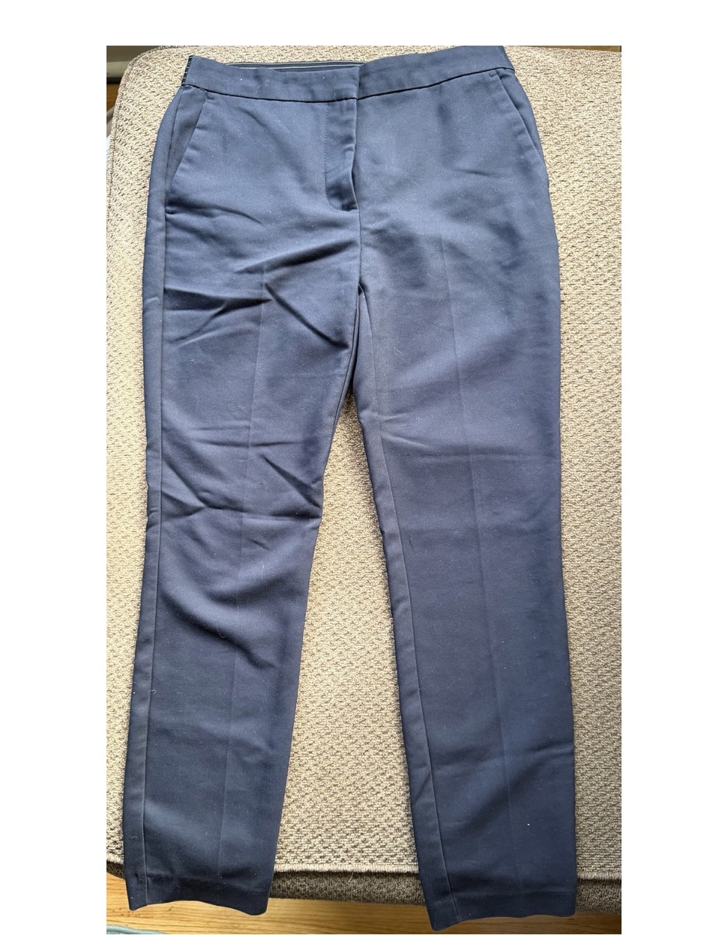 Zara Basic Navy Cigarette Pants | Corporate Spy but make it cute | Size Small